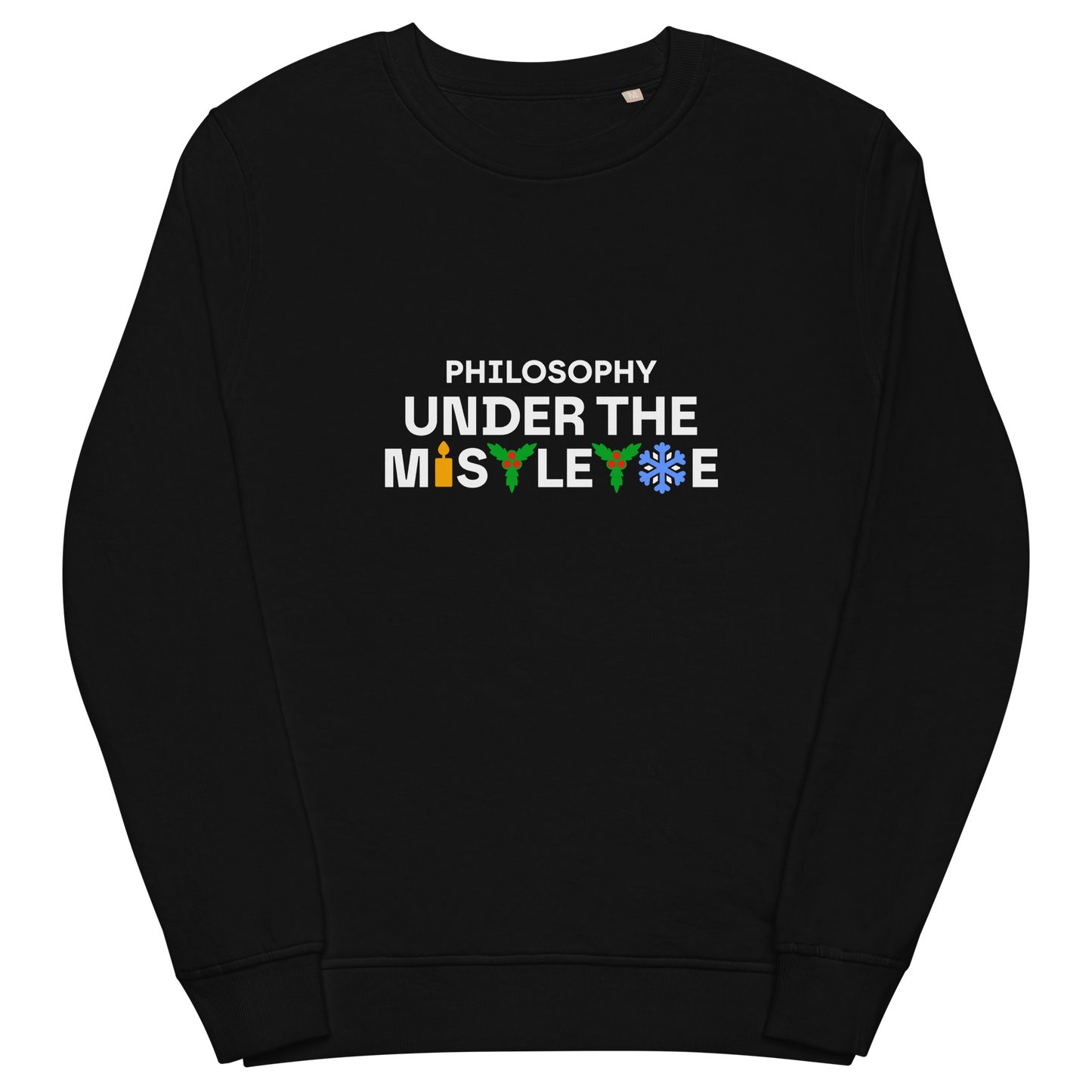 Organic sweatshirt in colors - Mistletoe / Unisex