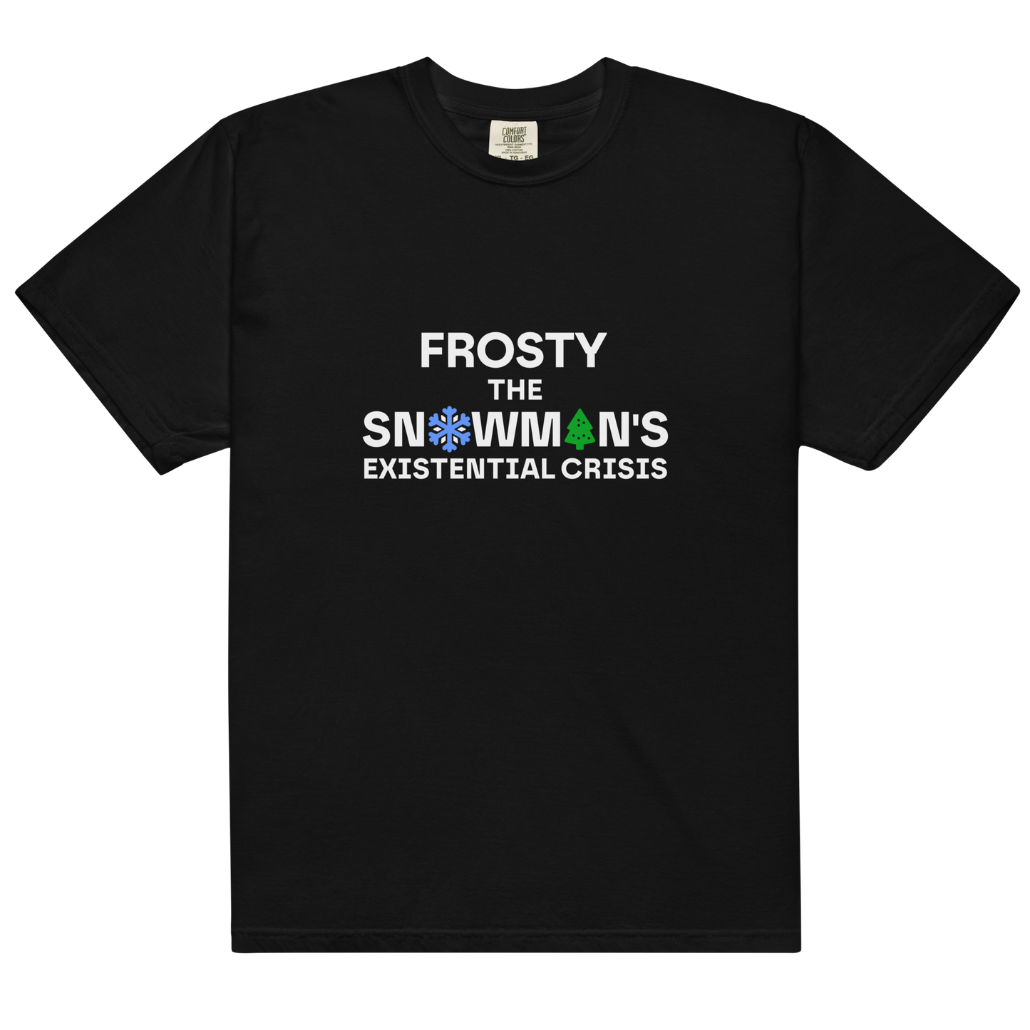 Heavyweight tee in colors - Snowman / Unisex