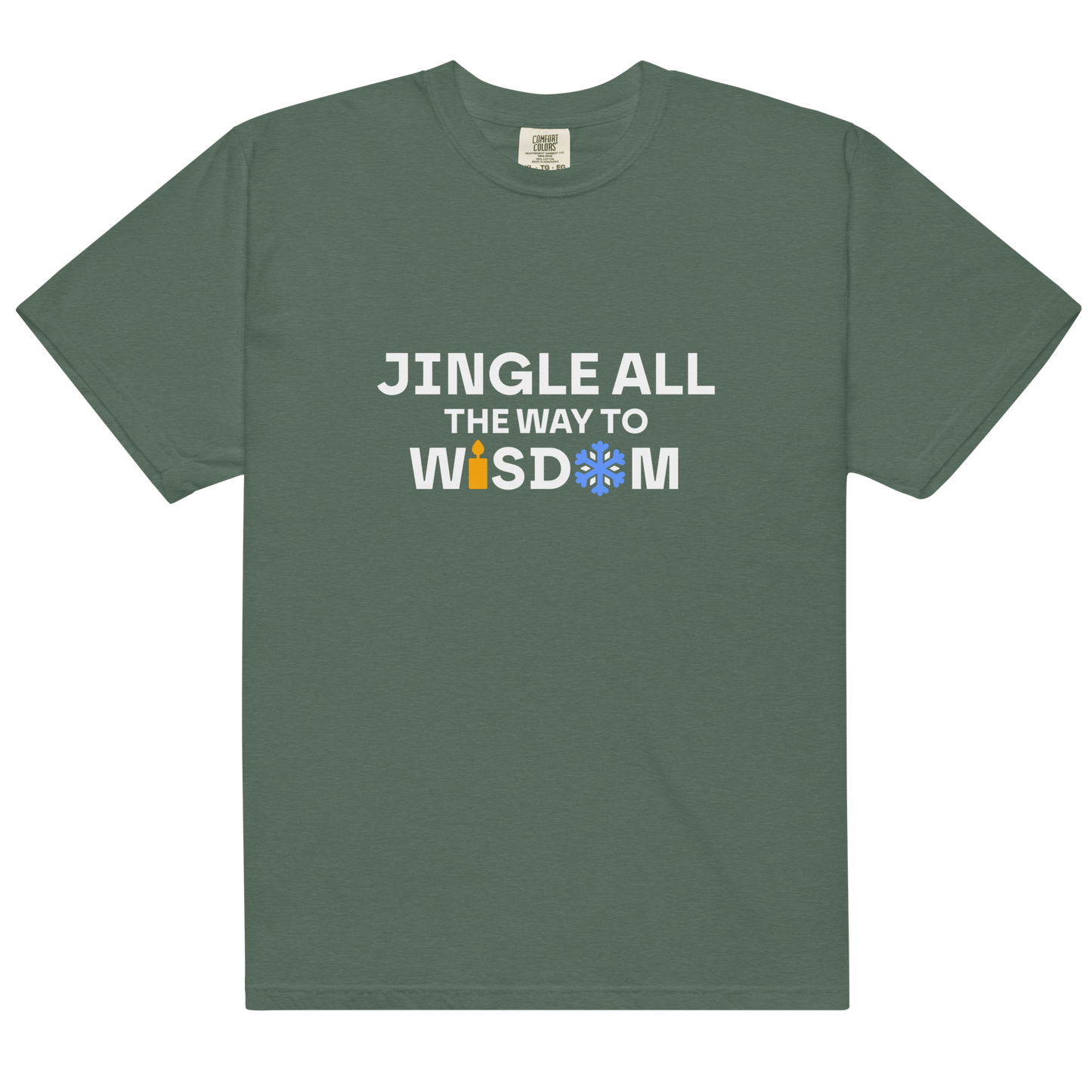 Heavyweight tee in colors - Wisdom / Unisex