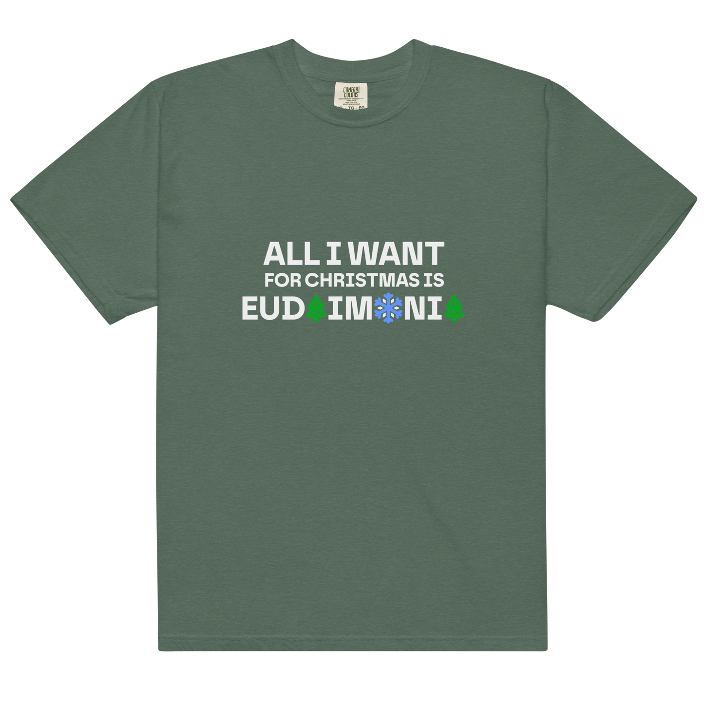 Heavyweight tee in colors - Eudaimonia / Unisex