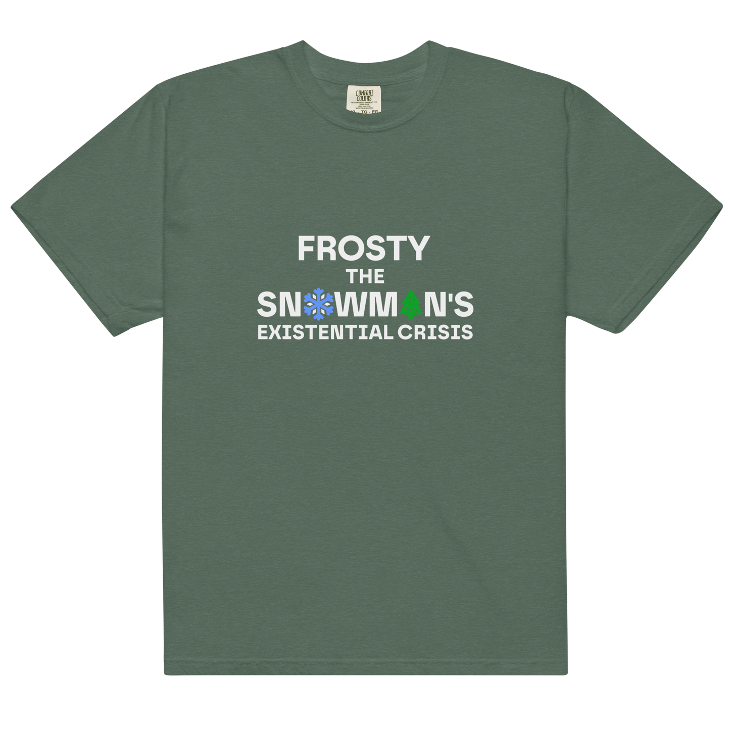 Heavyweight tee in colors - Snowman / Unisex