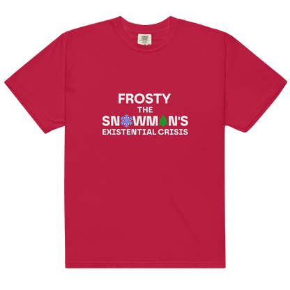 Heavyweight tee in colors - Snowman / Unisex