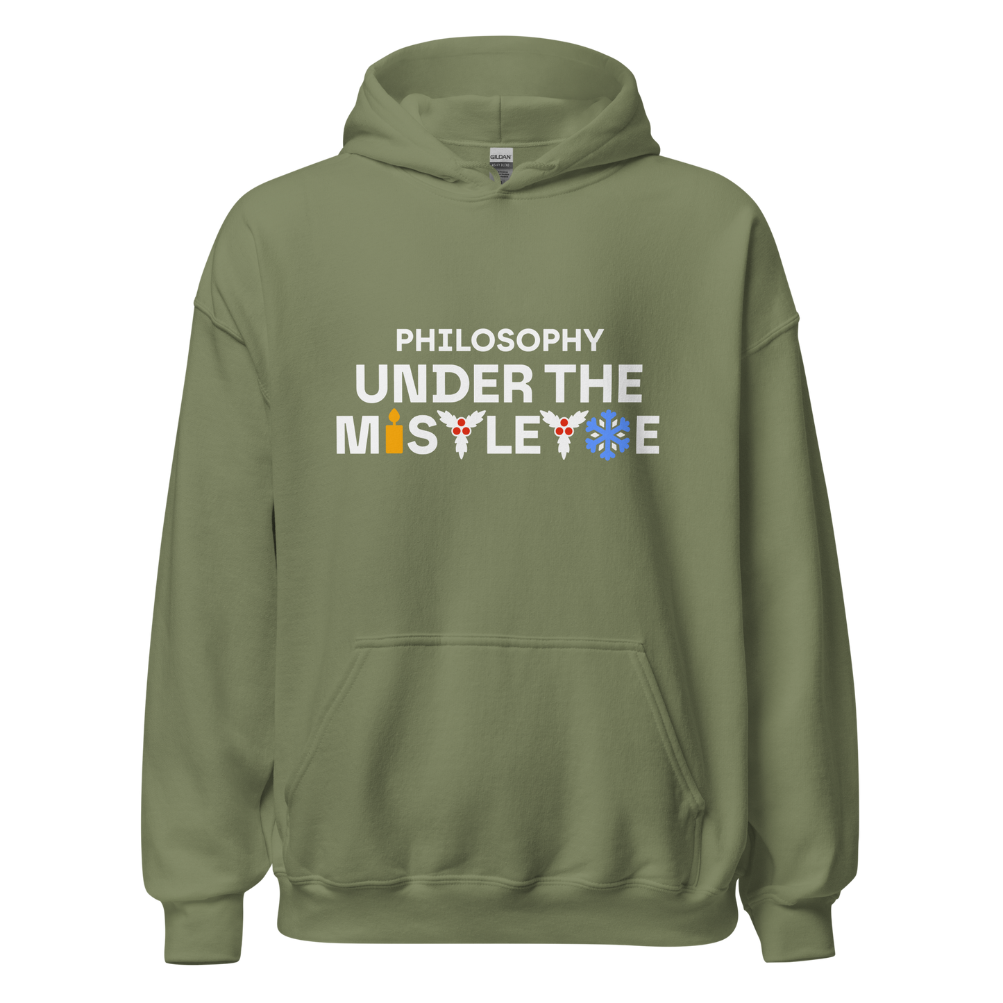 Hoodie in colors - Mistletoe / Unisex