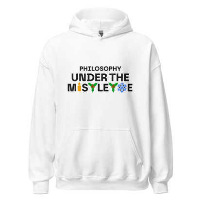 White hoodie - Mistletoe / Unisex