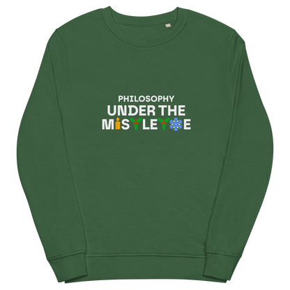 Organic sweatshirt in colors - Mistletoe / Unisex
