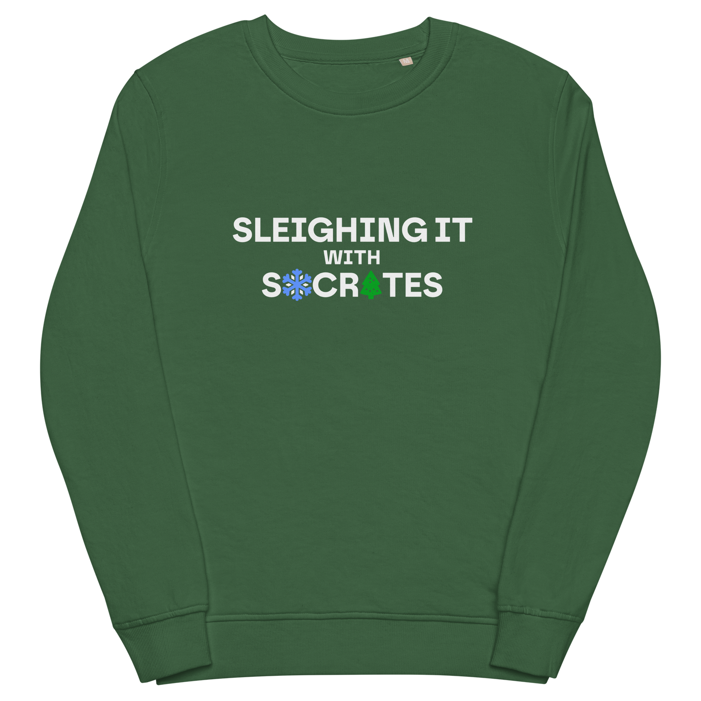 Organic sweatshirt in colors - Socrates / Unisex