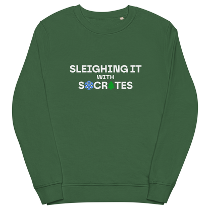 Organic sweatshirt in colors - Socrates / Unisex