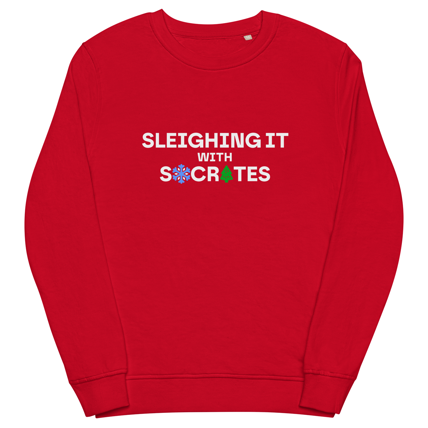 Organic sweatshirt in colors - Socrates / Unisex