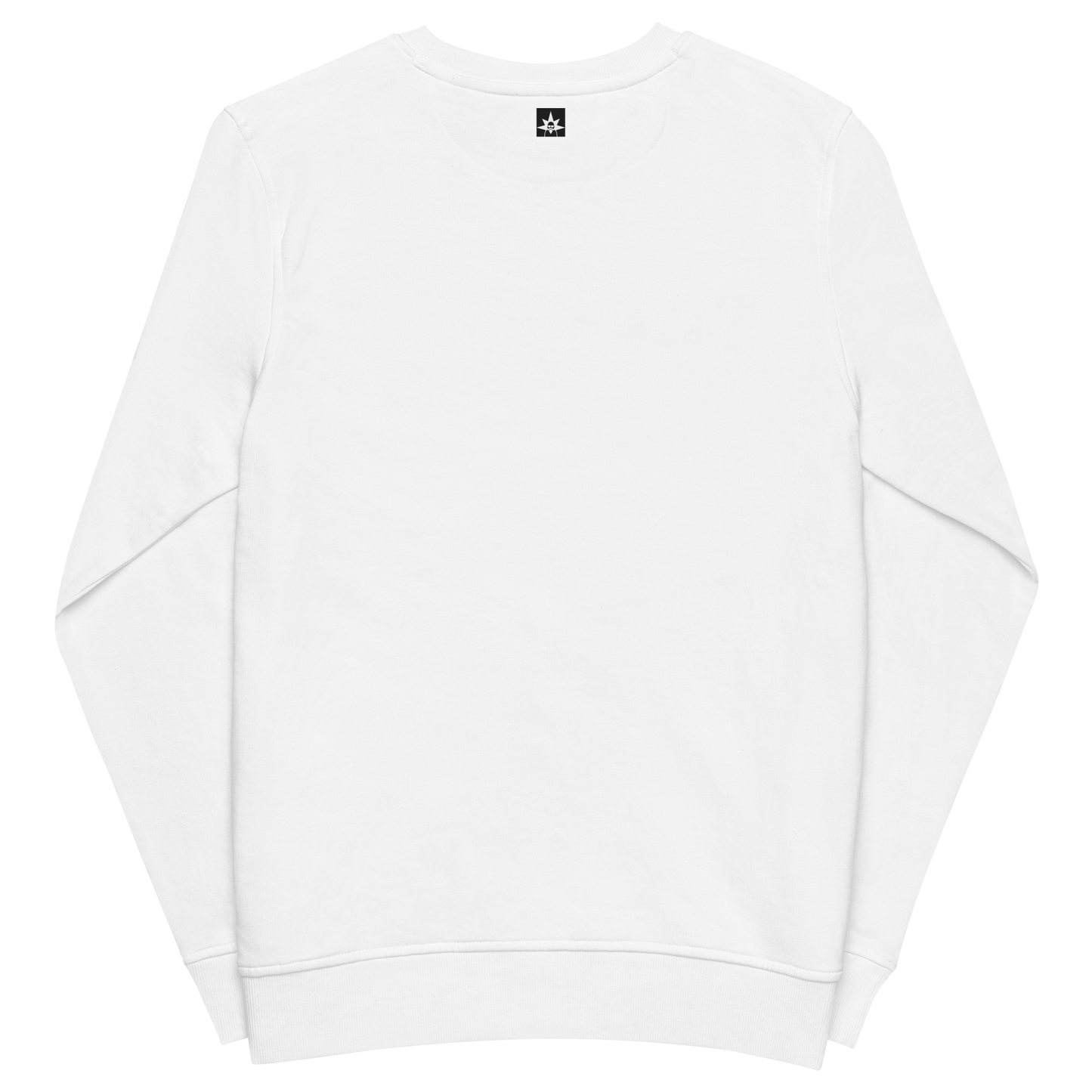 White organic sweatshirt - Socrates / Unisex